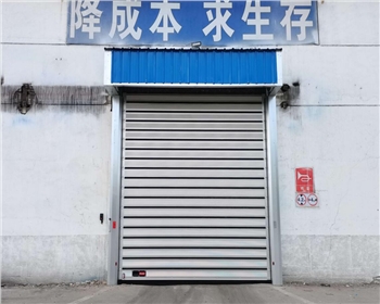 中鋁青海鋁廠車間硬質快速門